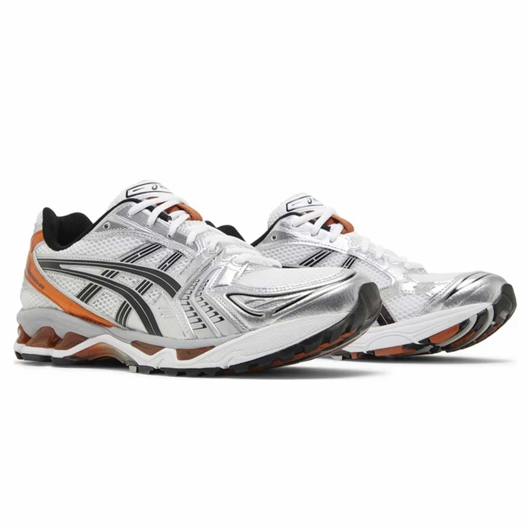Asics Gel Kayano 14 'Silver Piquant Orange' Reliable support trainers