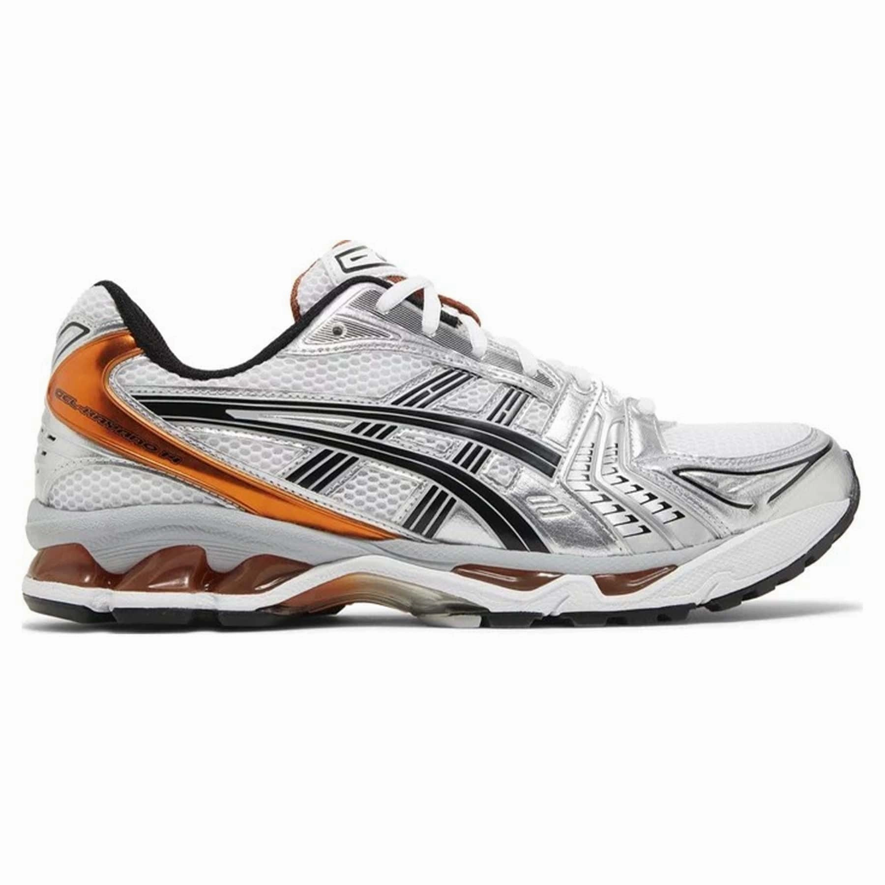 Asics Gel Kayano 14 'Silver Piquant Orange' Reliable support trainers