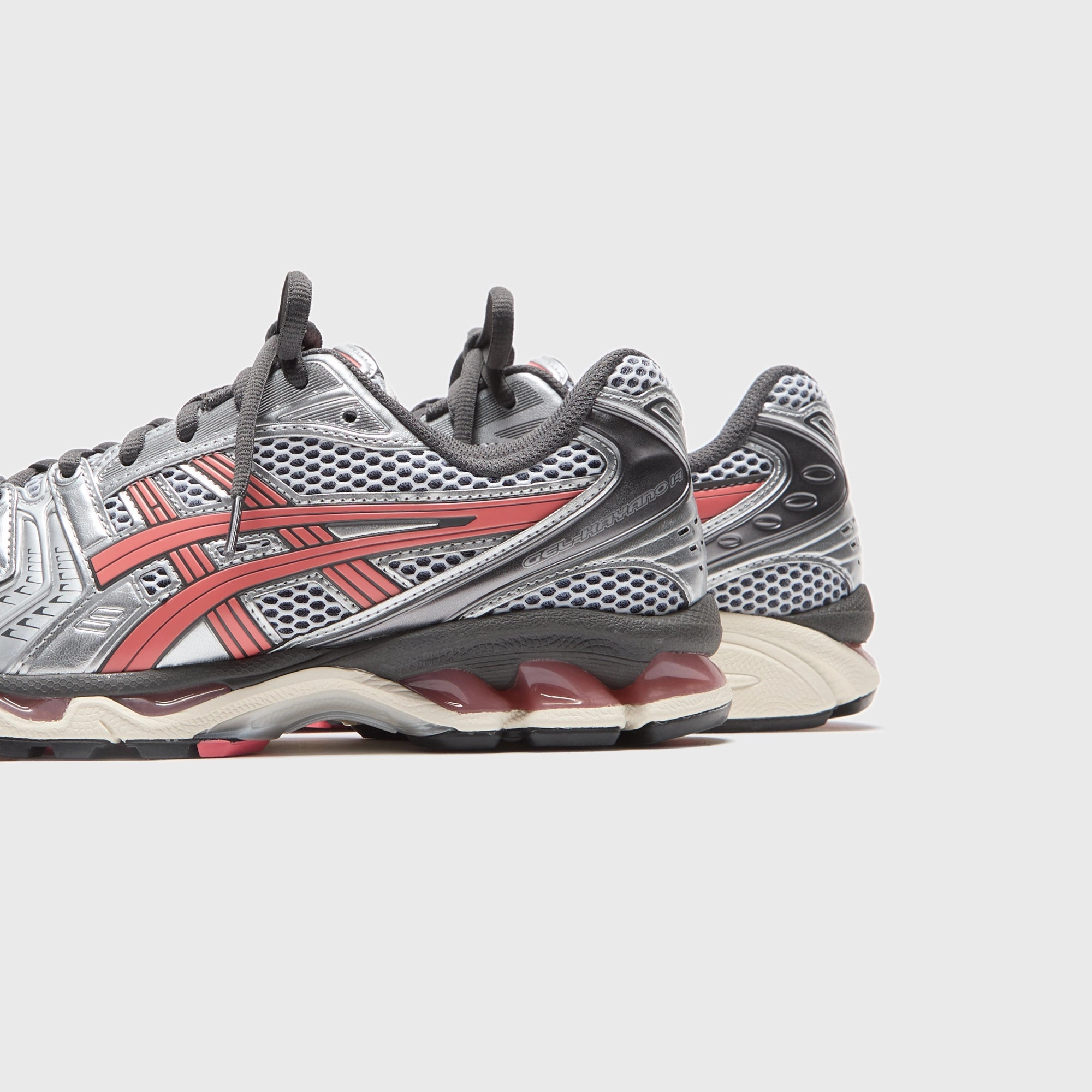 ASICS Gel-Kayano 14 - White / Papaya Sport lifestyle shoes
