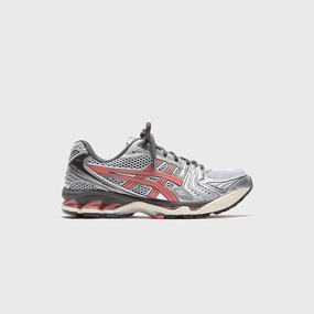 ASICS Gel-Kayano 14 - White / Papaya Lightweight runners for training