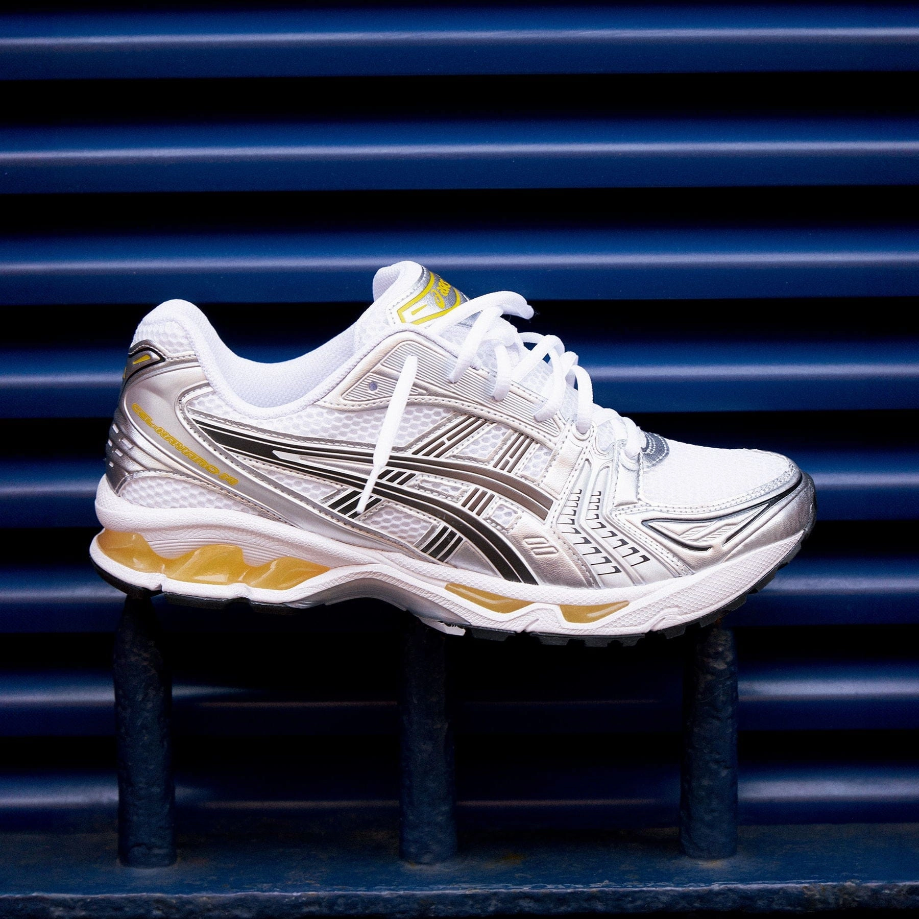 Asics Gel Kayano 14 'White Tai-Chi Yellow' Reliable support trainers