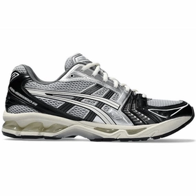 ASICS Gel-Kayano 14 Black Glacier Gray Silver Stability Gel 1130 trainers