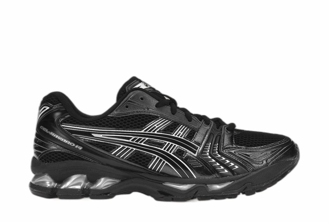 ASICS Gel-Kayano 14 Black Pure Silver Stability Gel 1130 trainers