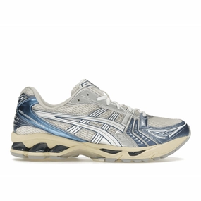 ASICS Gel-Kayano 14 Cream Metallic Blue Stability Gel 1130 trainers