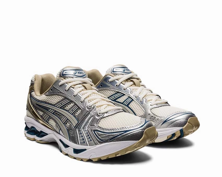 Asics Gel Kayano 14 "Cream Silver" Breathable training shoes