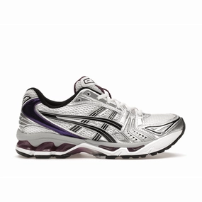 ASICS Gel-Kayano 14 White Dark Grape Stability Gel 1130 trainers