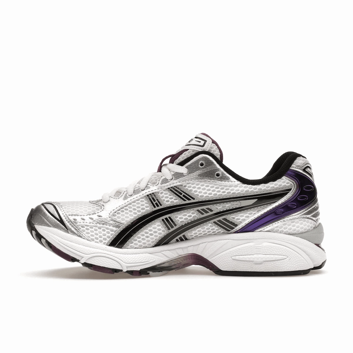 ASICS Gel-Kayano 14 White Dark Grape Responsive running shoes