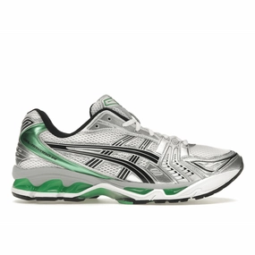 ASICS Gel-Kayano 14 White Malachite Green Stability Gel 1130 trainers