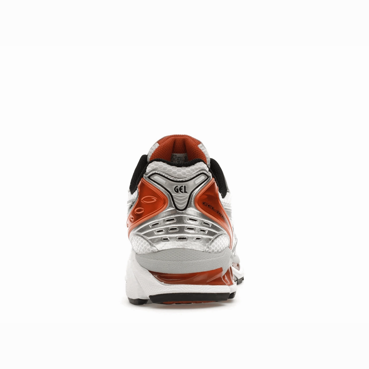 ASICS Gel-Kayano 14 White Piquant Orange Responsive running shoes