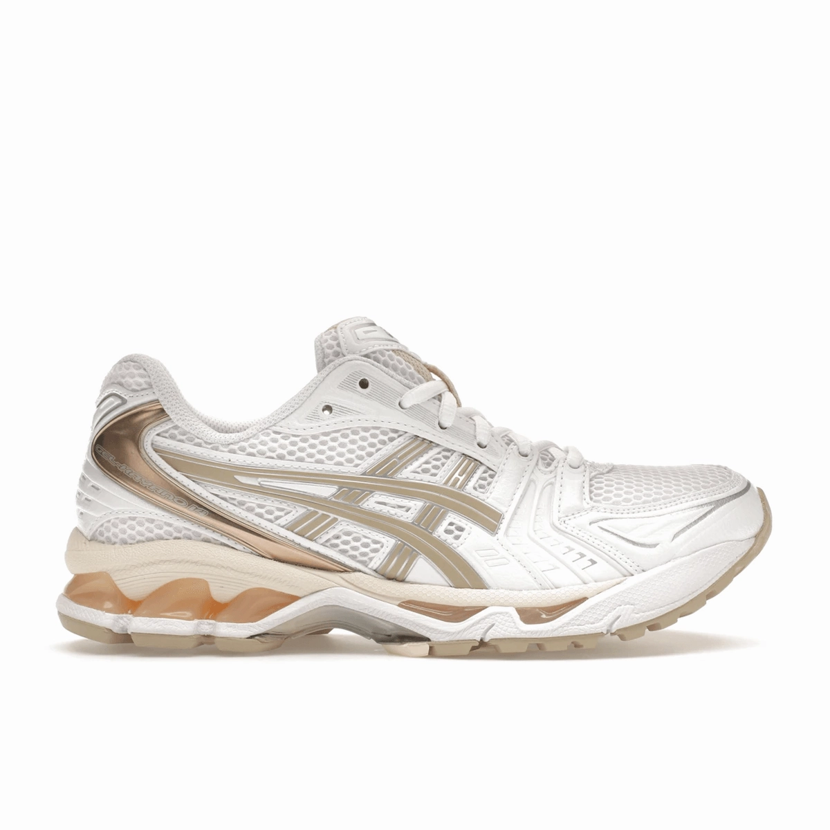 ASICS Gel-Kayano 14 White Simply Taupe Stability Gel 1130 trainers