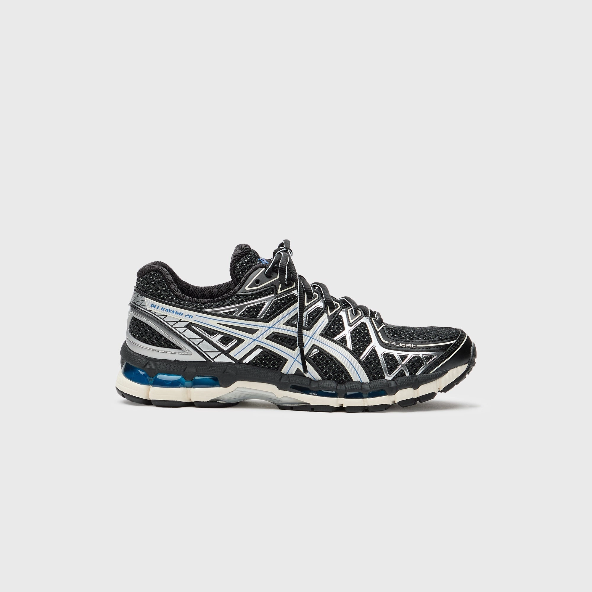 ASICS Gel-Kayano 20 - Black / Pure Silver Lightweight runners for training