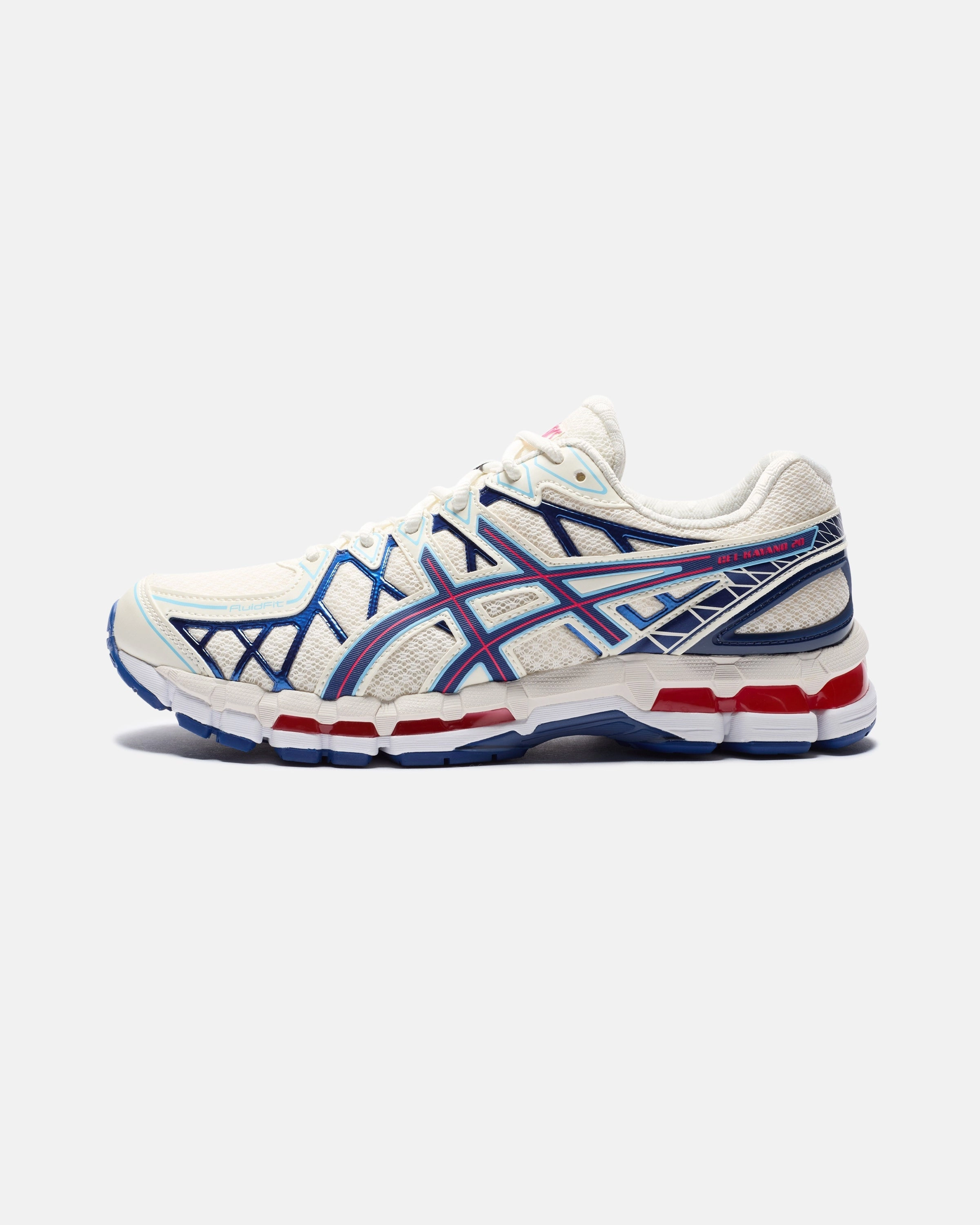 ASICS GEL-KAYANO 20 - CREAM/ DEEPMARINE Performance comfort sneakers
