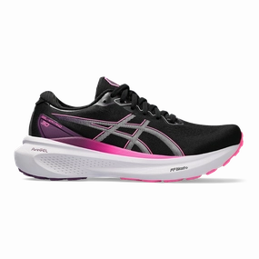 Asics Gel Kayano 30 - Black - Lilac Hint Asics neutral footwear designed for balanced running
