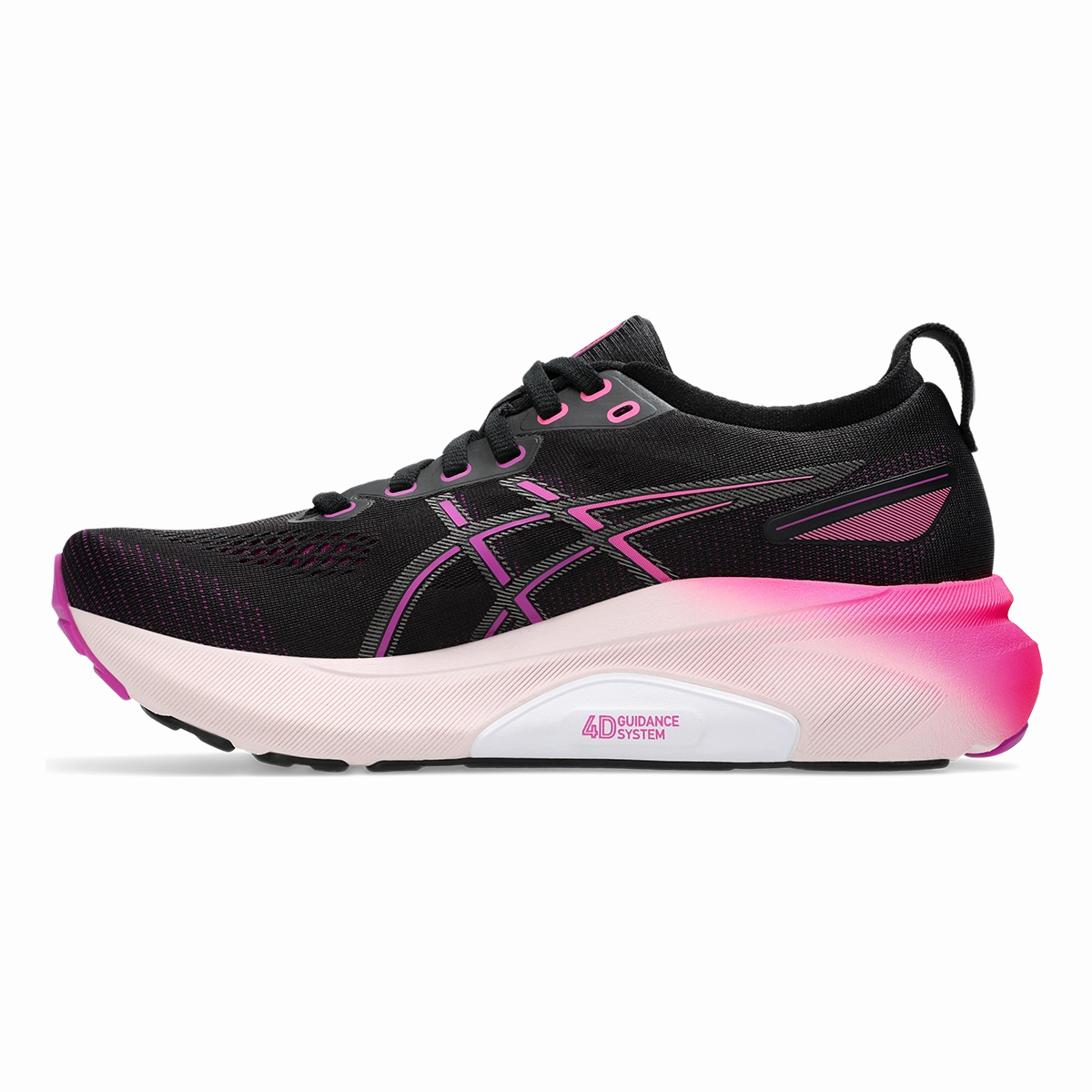 Asics Gel Kayano 31 - Black - Bold Magenta Asics neutral running shoes