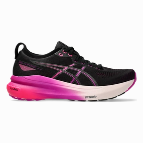Asics Gel Kayano 31 - Black - Bold Magenta Mens running shoes by Asics