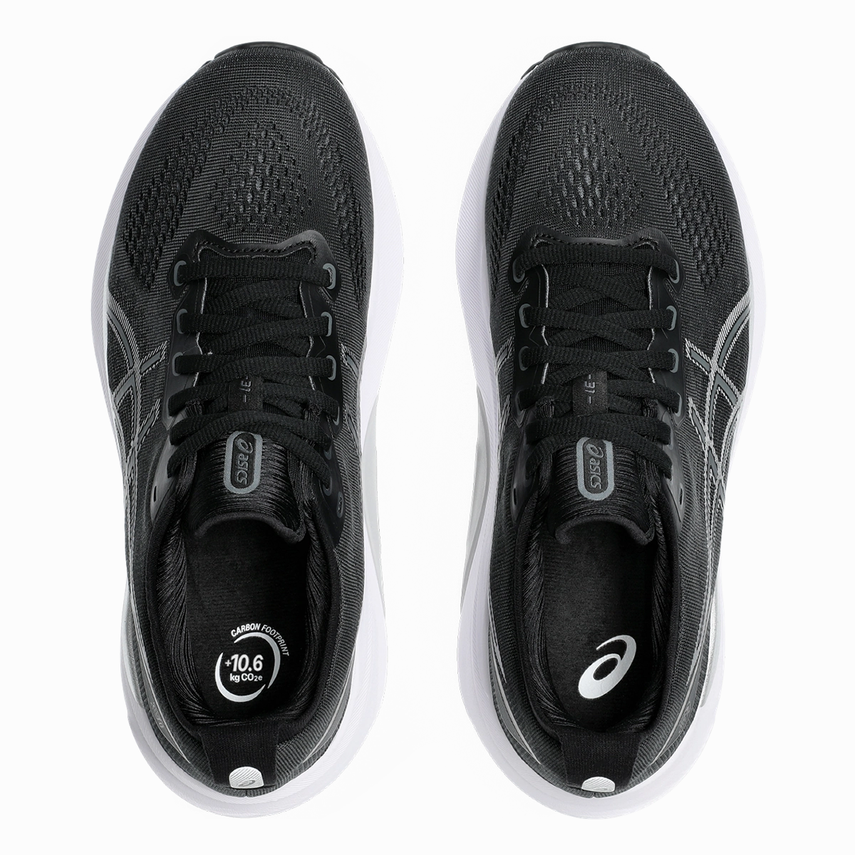 Asics Gel Kayano 31 - Black - Pure Silver Cushioned running sneakers