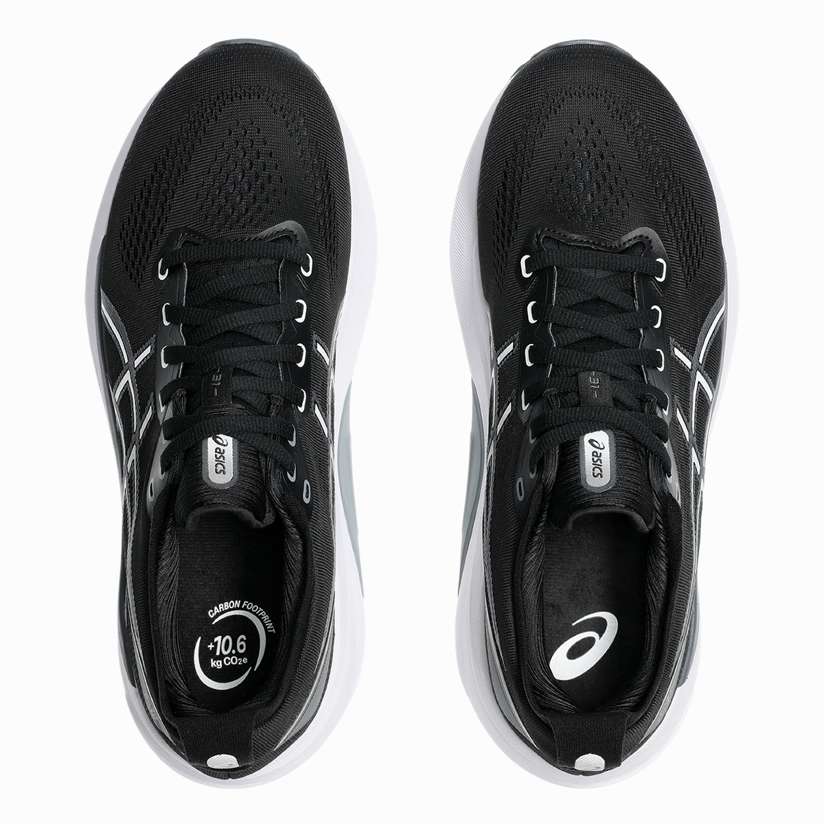 Asics Gel Kayano 31 - Black - White Cushioned running sneakers