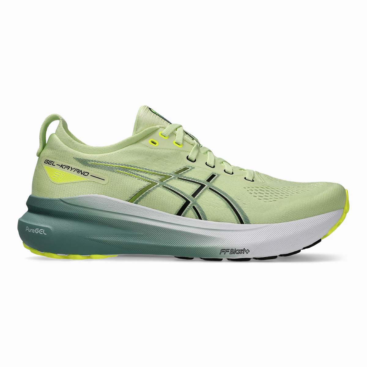 Asics Gel Kayano 31 - Cool Matcha - Celadon Asics neutral footwear designed for balanced running