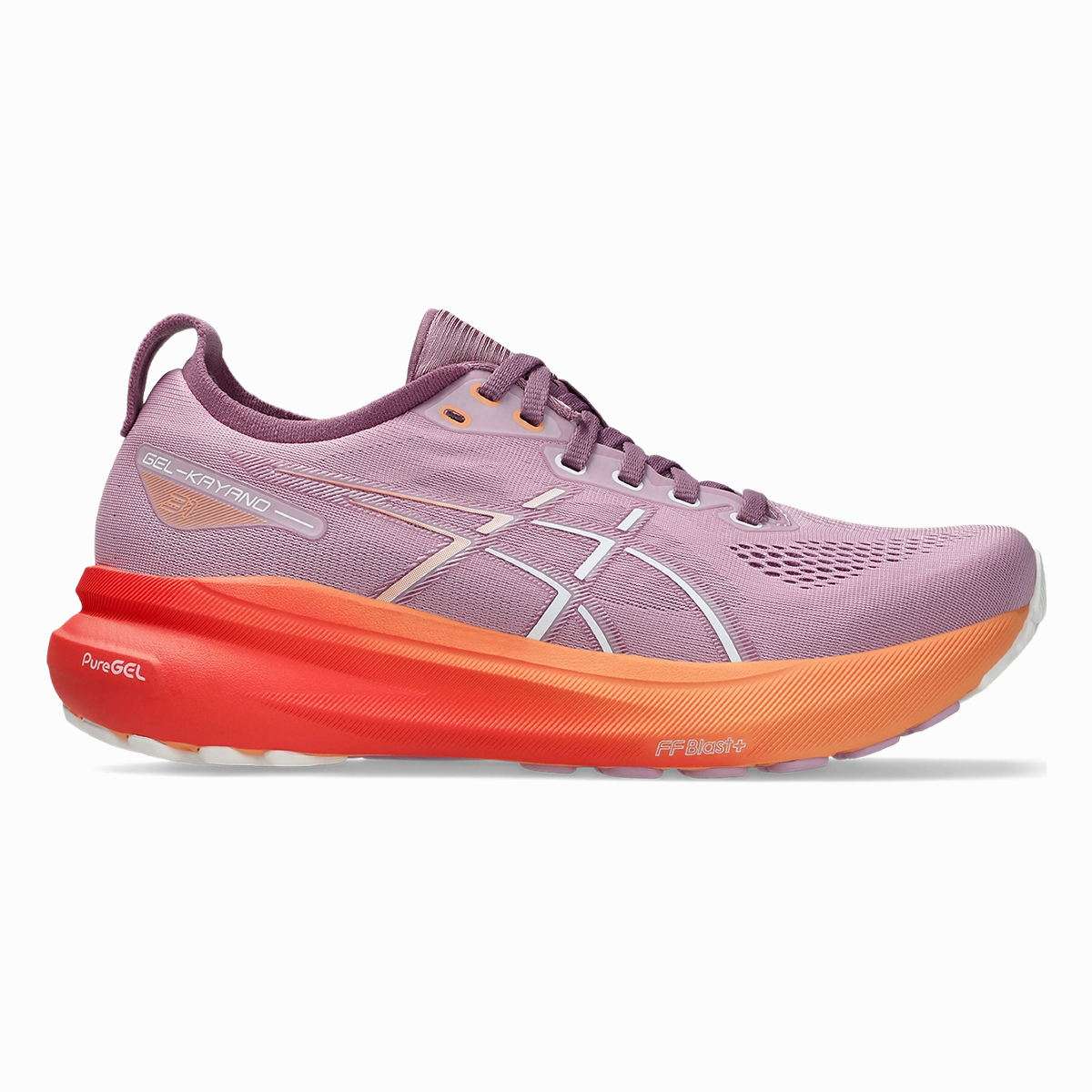 Asics Gel Kayano 31 - Light Ube - White Asics neutral footwear designed for balanced running