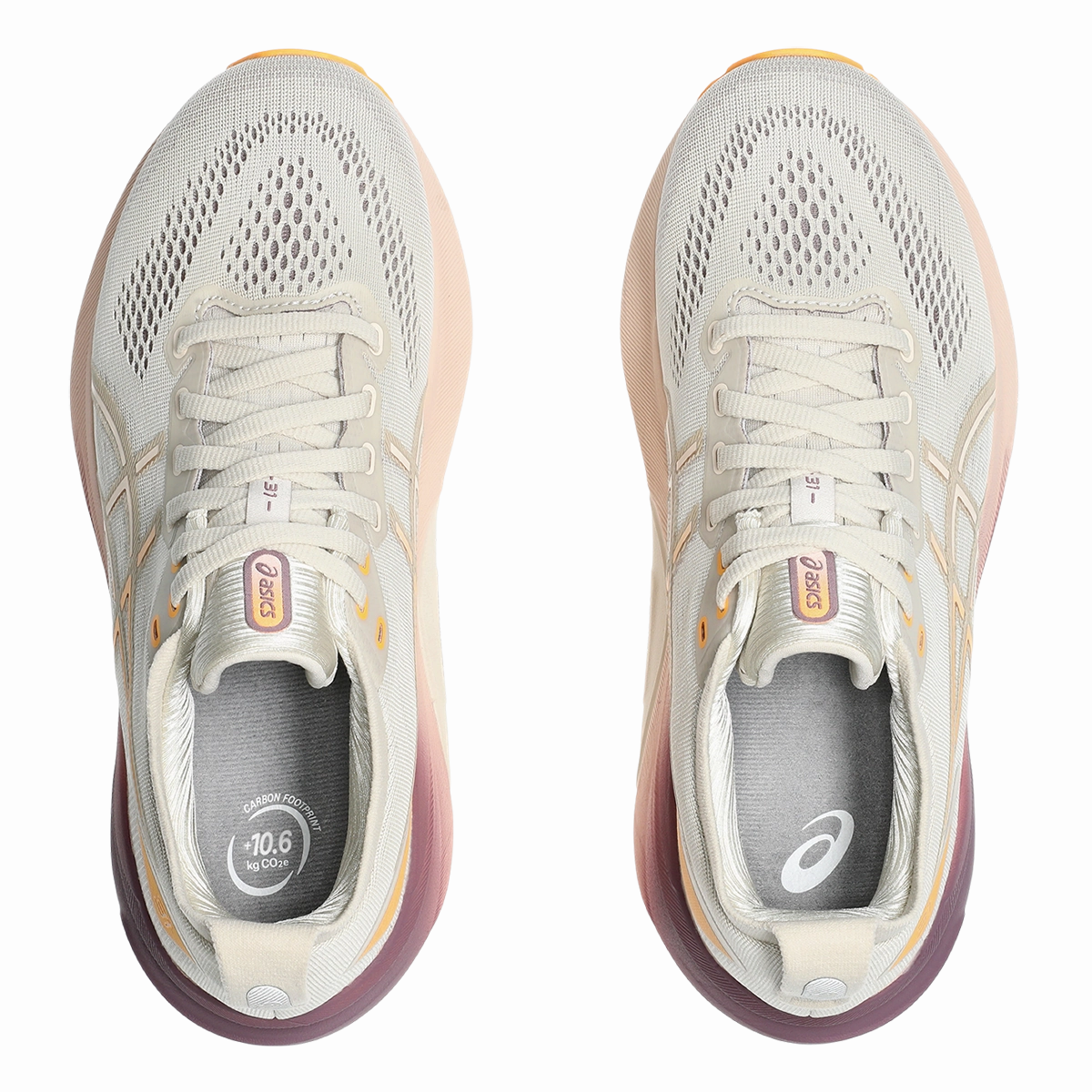 Asics Gel Kayano 31 - Oatmeal - Pearl Pink Cushioned running sneakers
