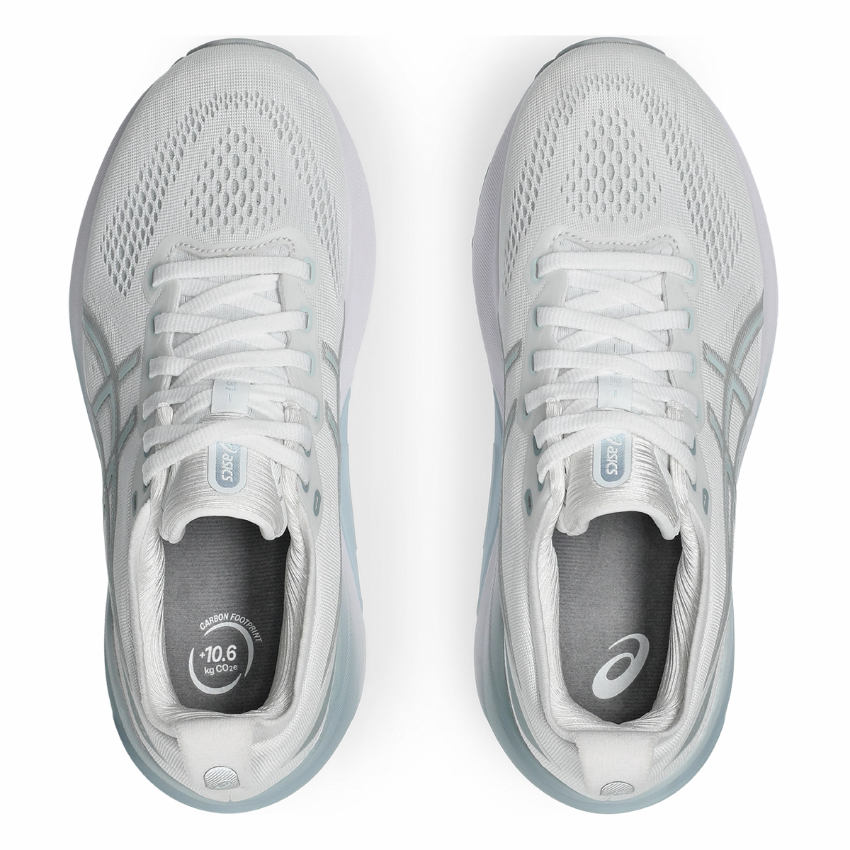 Asics Gel Kayano 31 - White - Dolphin Grey Cushioned running sneakers