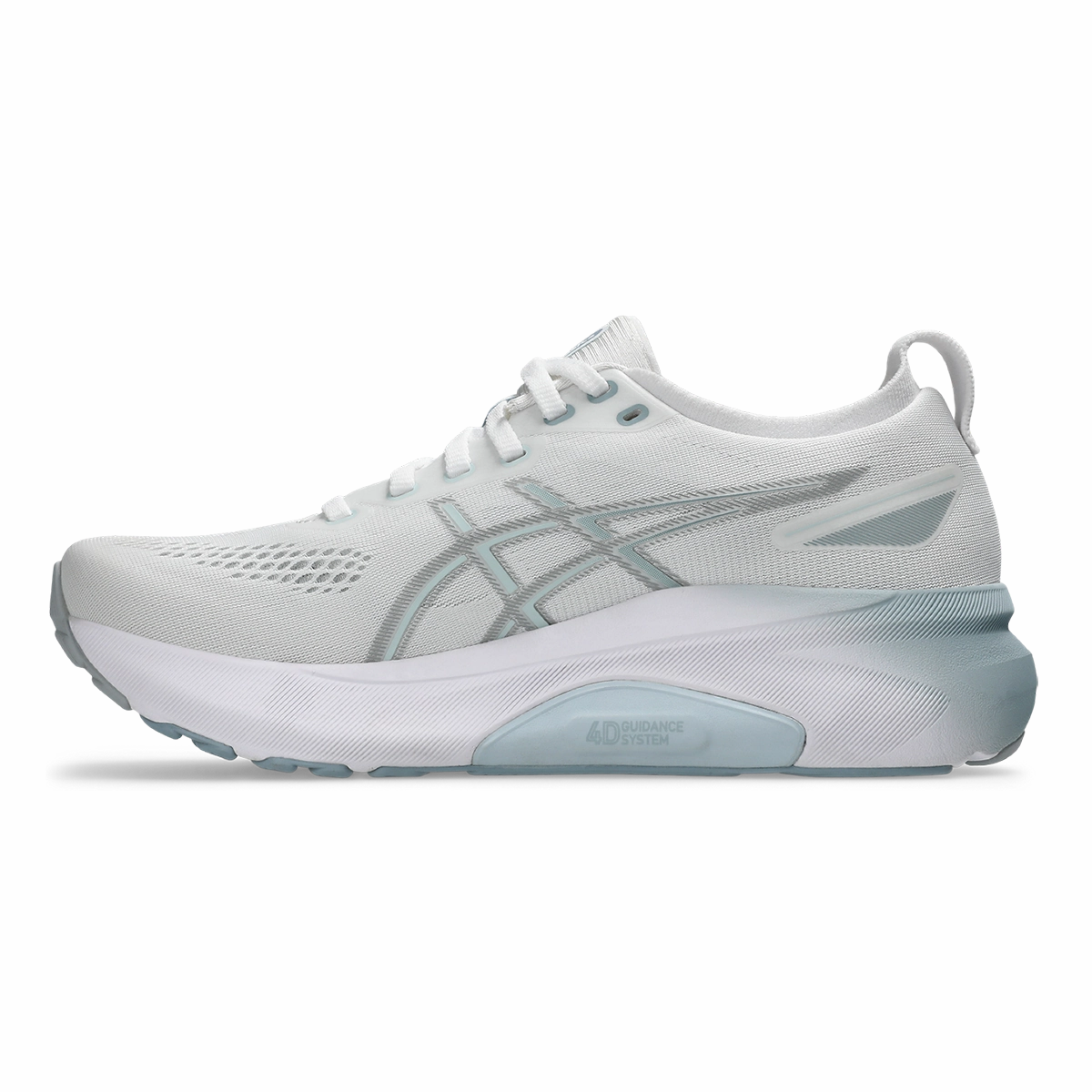 Asics Gel Kayano 31 - White - Dolphin Grey Cushioned running sneakers