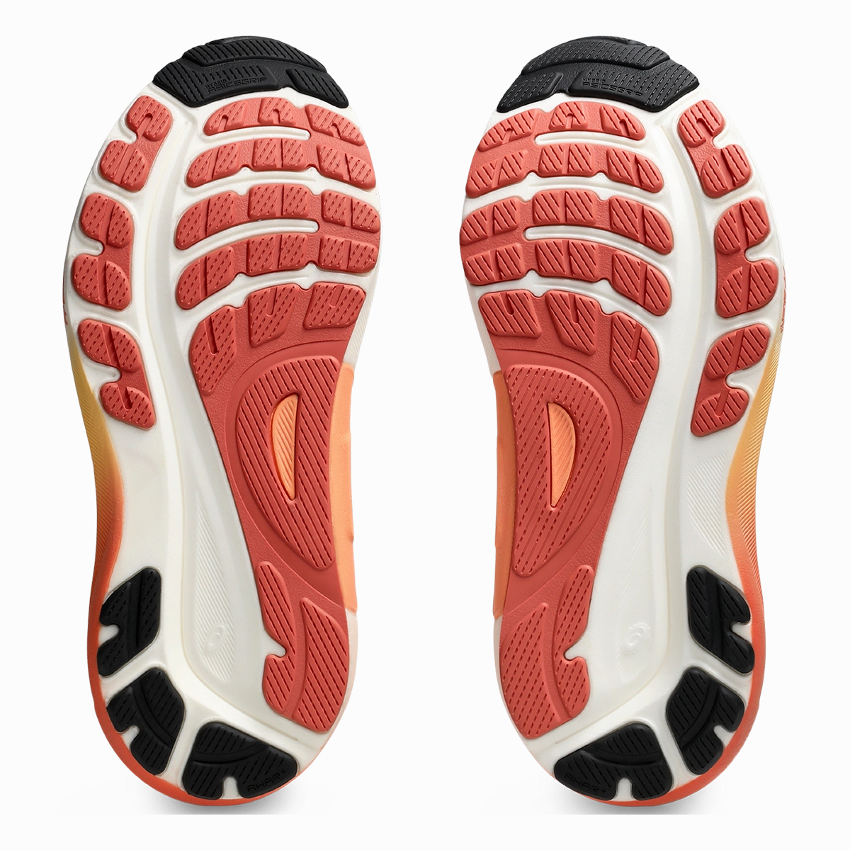 Asics Gel Kayano 31 - White - Faded Orange Cushioned running sneakers