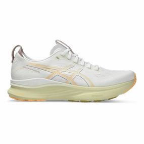 Asics Gel Kayano 32 - White - Orange Glow Asics neutral footwear designed for balanced running