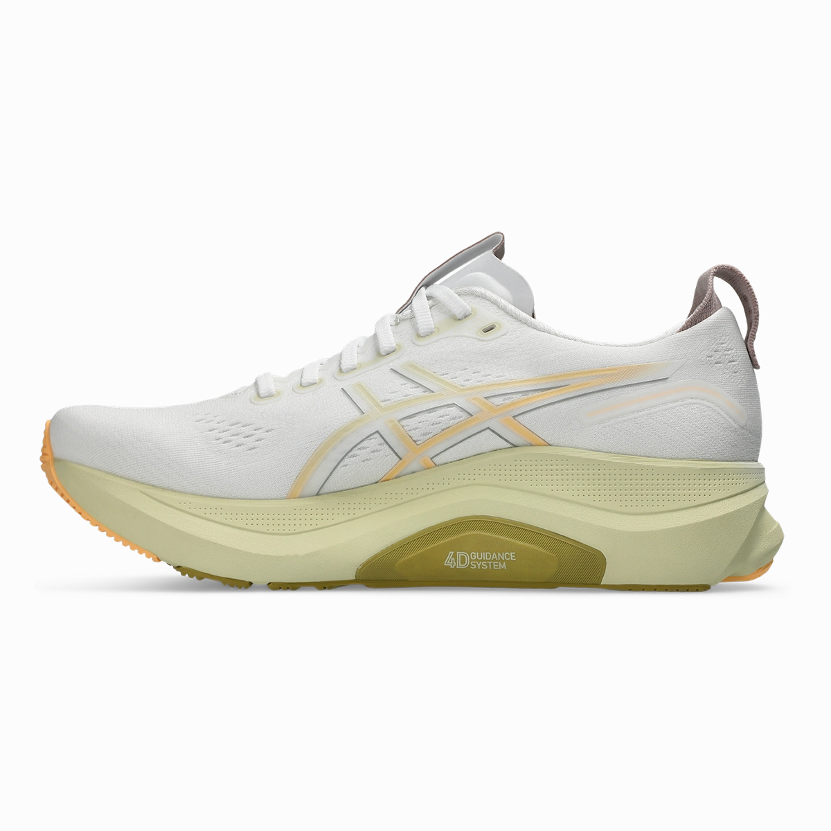 Asics Gel Kayano 32 - White - Orange Glow Asics neutral running shoes