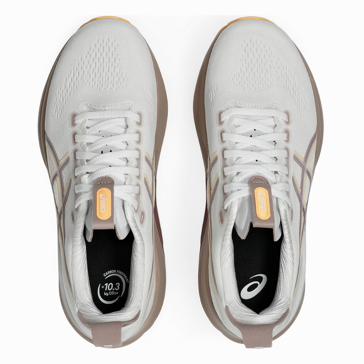 Asics Gel Kayano 32 White - Orange Glow Asics neutral running shoes