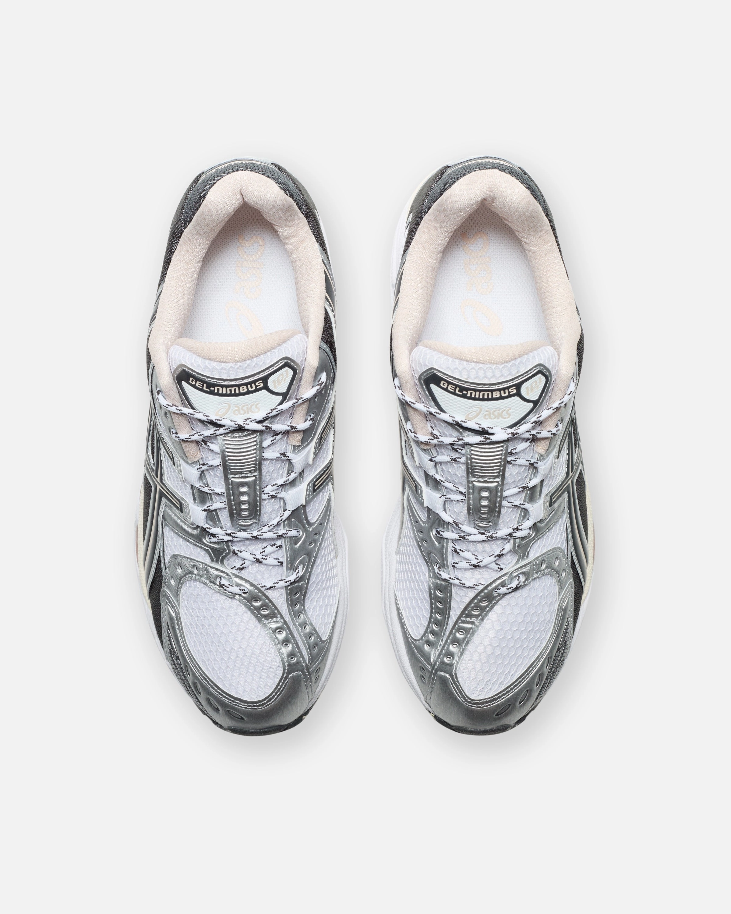 ASICS GEL NIMBUS 10.1 - WHITE/ OBSIDIAN Performance comfort sneakers