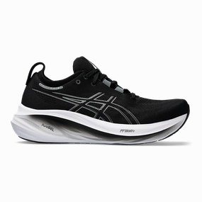 Asics Gel Nimbus 26 - Black - Graphite Grey Mens running shoes by Asics
