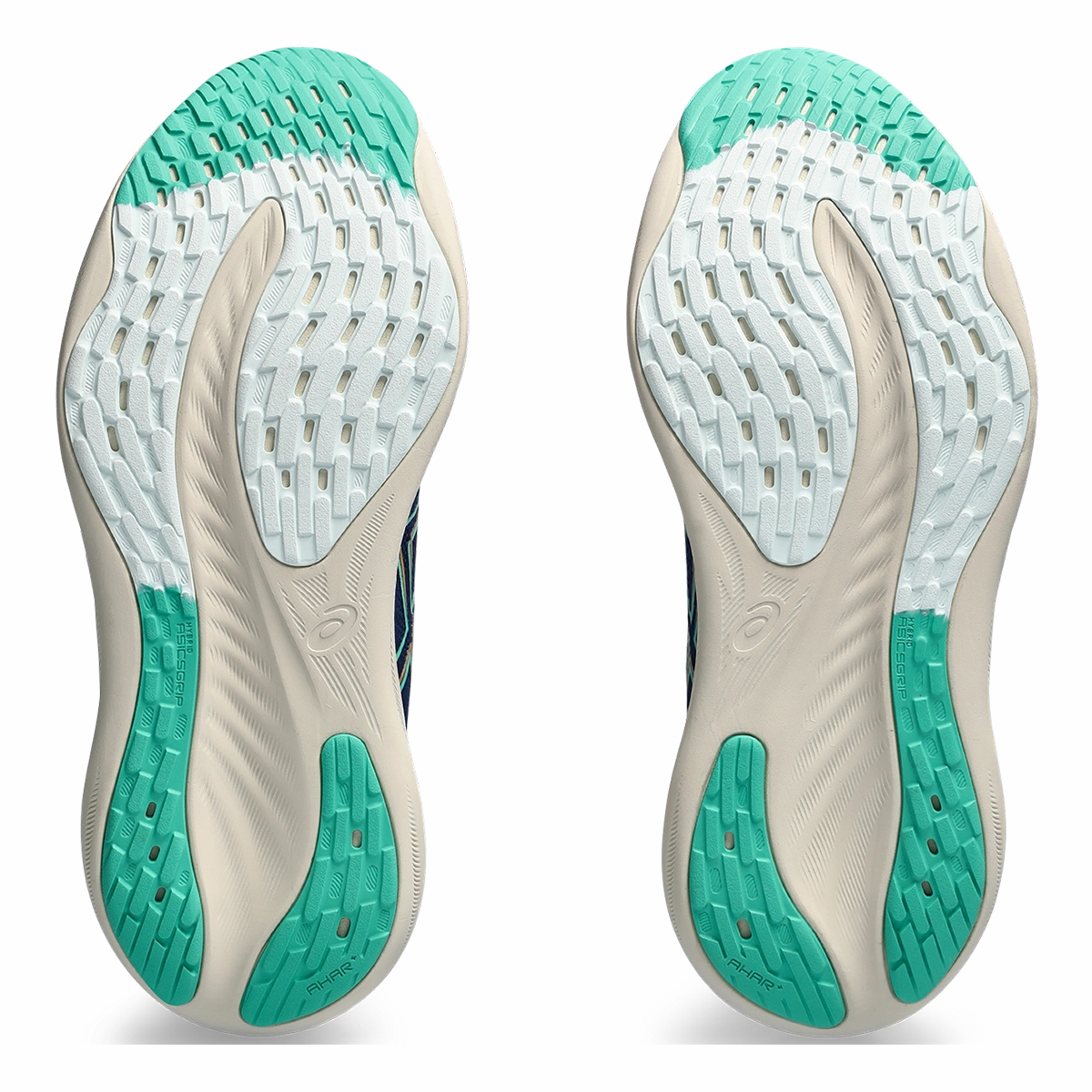 Asics Gel Nimbus 26 - Blue Expanse - Aurora Green Asics neutral running shoes