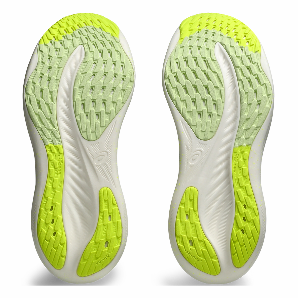 Asics Gel Nimbus 26 - Light Celadon - Safety Yellow Cushioned running sneakers
