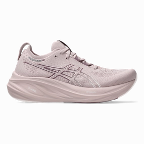 Asics Gel Nimbus 26 - Watershed Rose - White Asics neutral footwear designed for balanced running