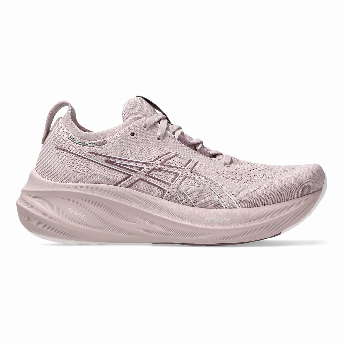 Asics Gel Nimbus 26 - Watershed Rose - White Mens running shoes by Asics