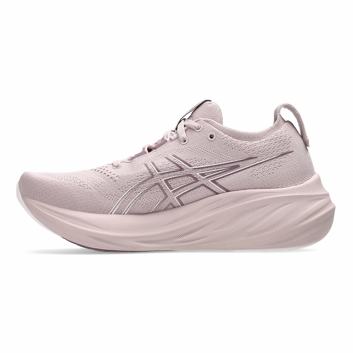 Asics Gel Nimbus 26 - Watershed Rose - White Cushioned running sneakers