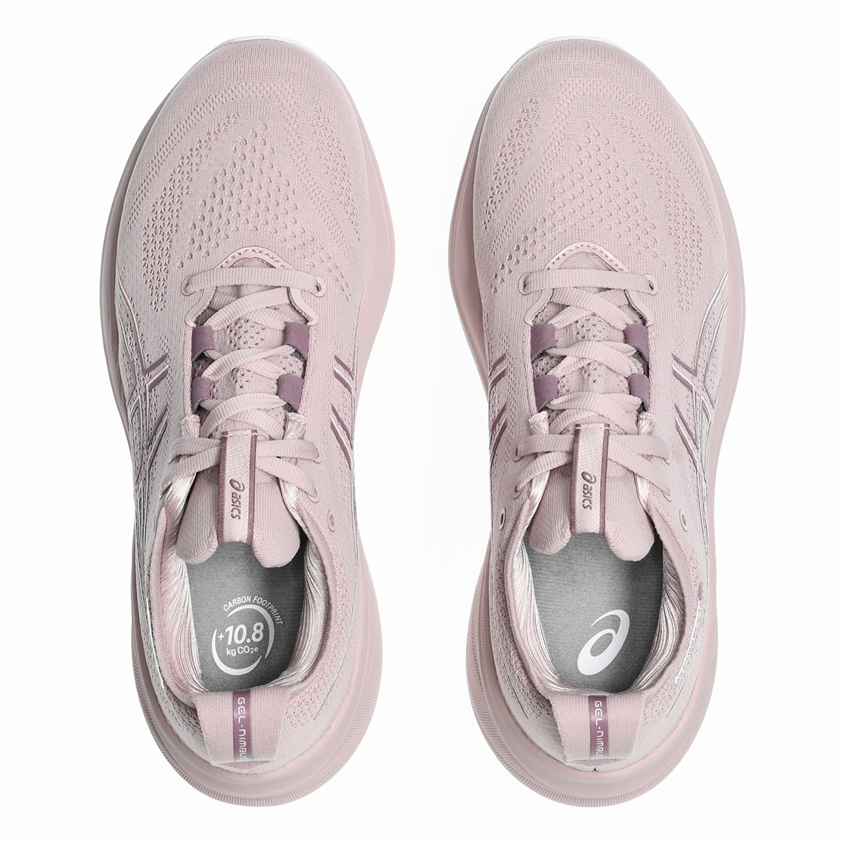Asics Gel Nimbus 26 - Watershed Rose - White Cushioned running sneakers