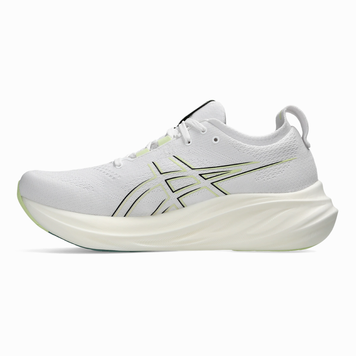 Asics Gel Nimbus 26 - White - Birch Asics neutral running shoes