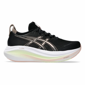 Asics Gel Nimbus 27 Black - Breeze Asics neutral footwear designed for balanced running