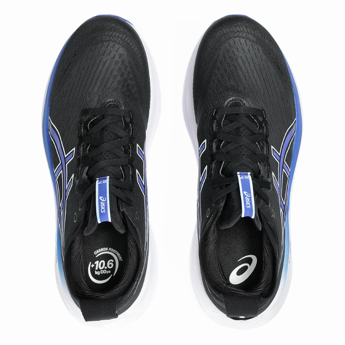 Asics Gel Nimbus 27 Black - Dark Cobalt Asics neutral running shoes