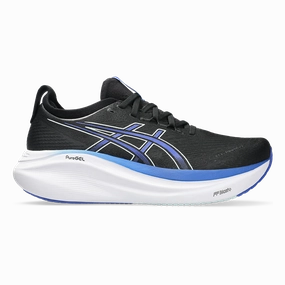 Asics Gel Nimbus 27 Black - Dark Cobalt Mens running shoes by Asics