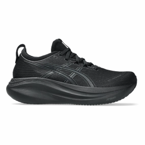 Asics Gel Nimbus 27 Black - Graphite Grey Mens running shoes by Asics