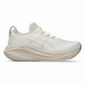 Asics Gel Nimbus 27 Cream - Mineral Beige Asics neutral footwear designed for balanced running