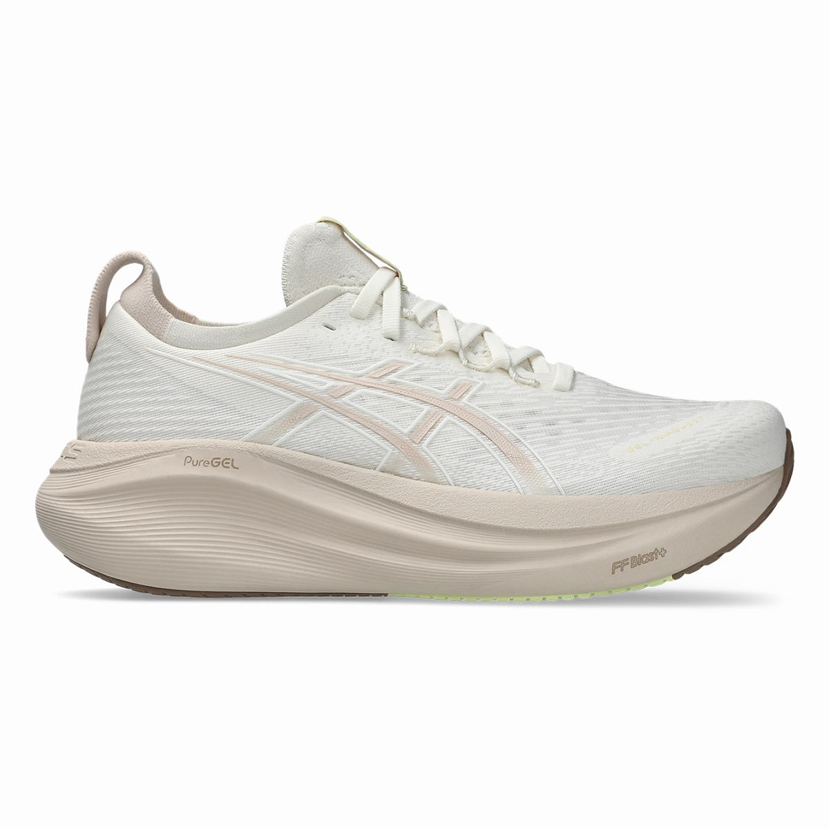 Asics Gel Nimbus 27 Cream - Mineral Beige Asics neutral footwear designed for balanced running