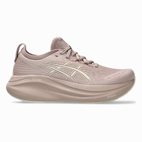Asics Gel Nimbus 27 Fawn - Birch Asics neutral footwear designed for balanced running