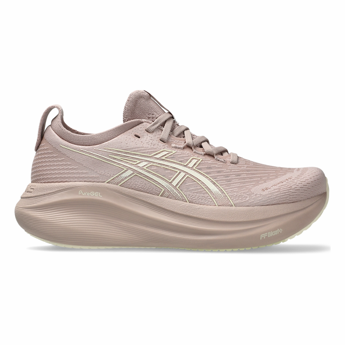 Asics Gel Nimbus 27 Fawn - Birch Mens running shoes by Asics