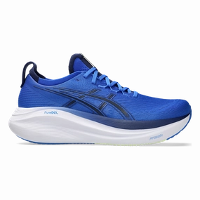 Asics Gel Nimbus 27 Illusion Blue - Indigo Blue Asics neutral footwear designed for balanced running