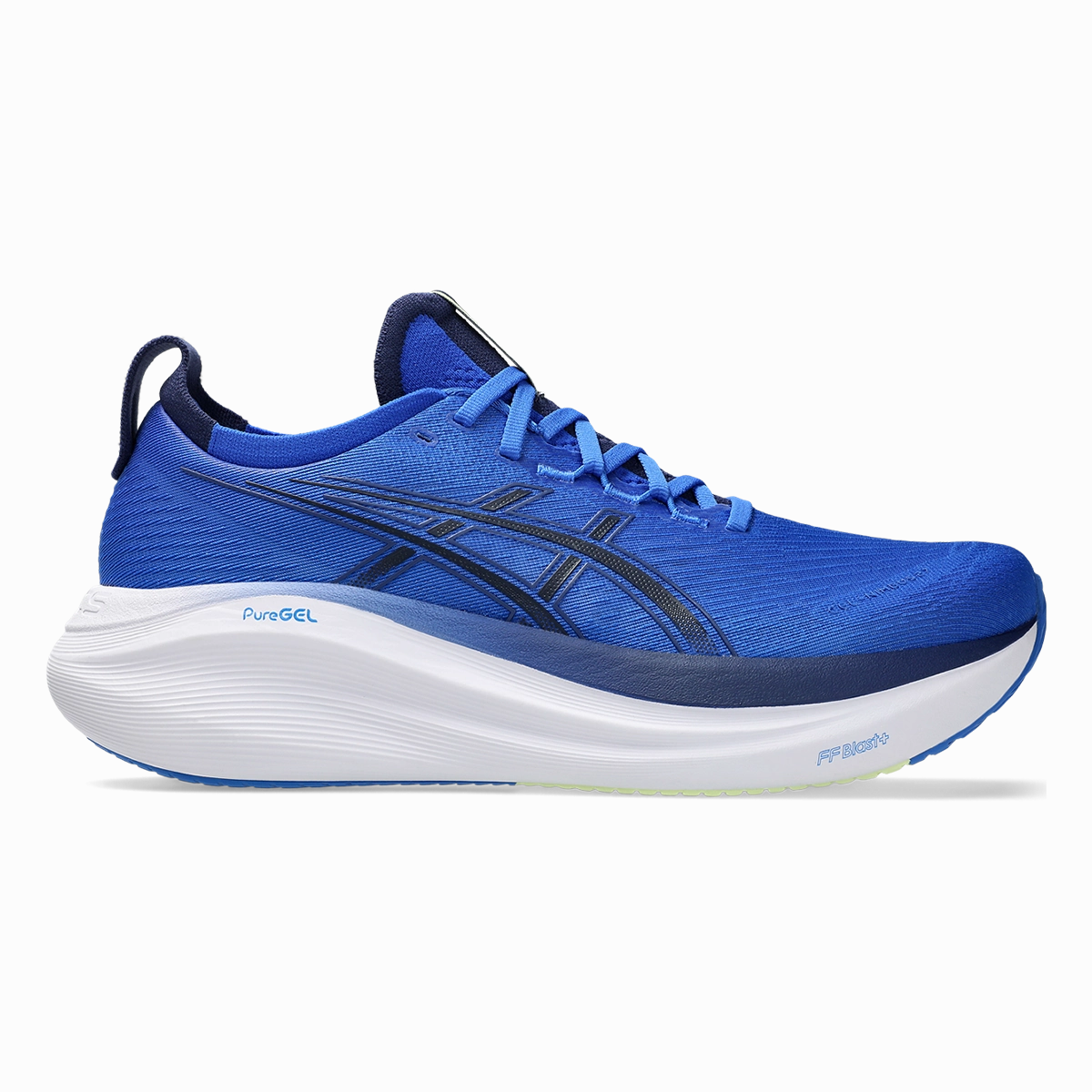 Asics Gel Nimbus 27 Illusion Blue - Indigo Blue Asics neutral footwear designed for balanced running