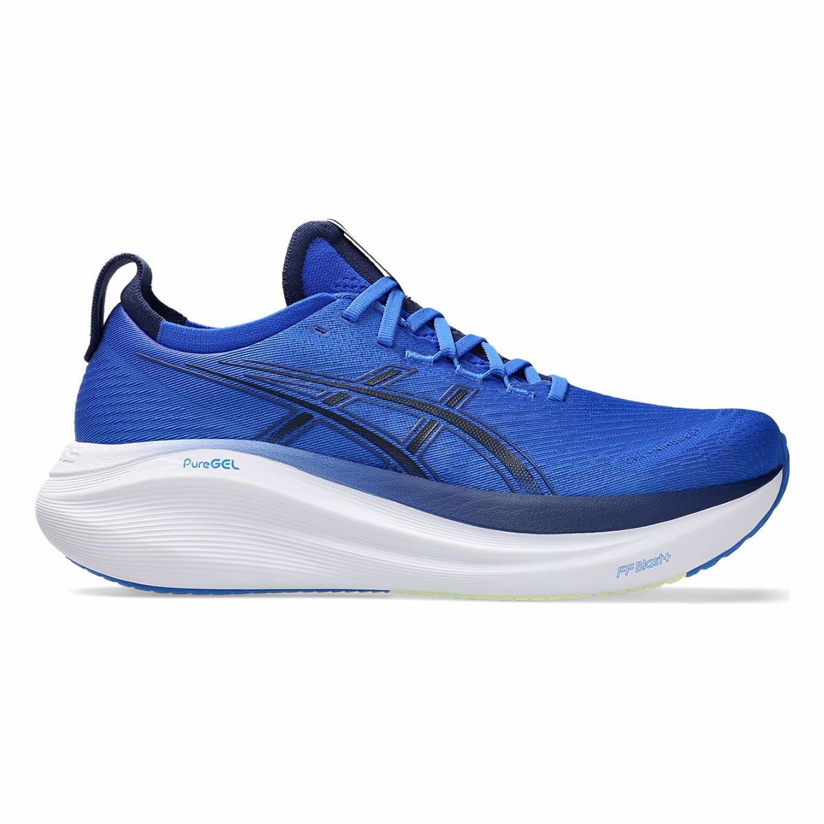 Asics Gel Nimbus 27 Illusion Blue - Indigo Blue Mens running shoes by Asics